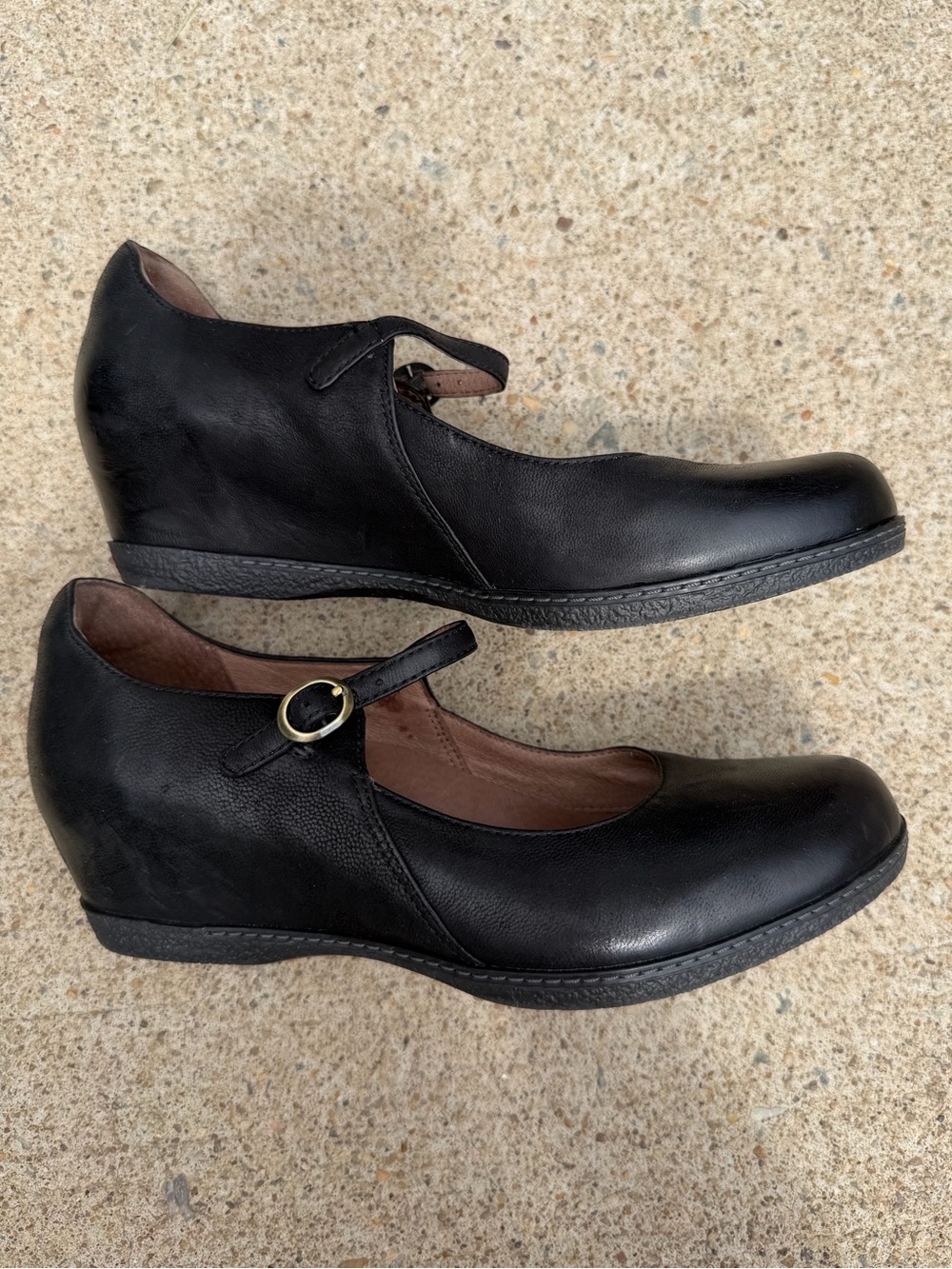 Dansko Women's Loralie Leather Round Toe Ankle Strap Mary Jane - Picture 6 of 13